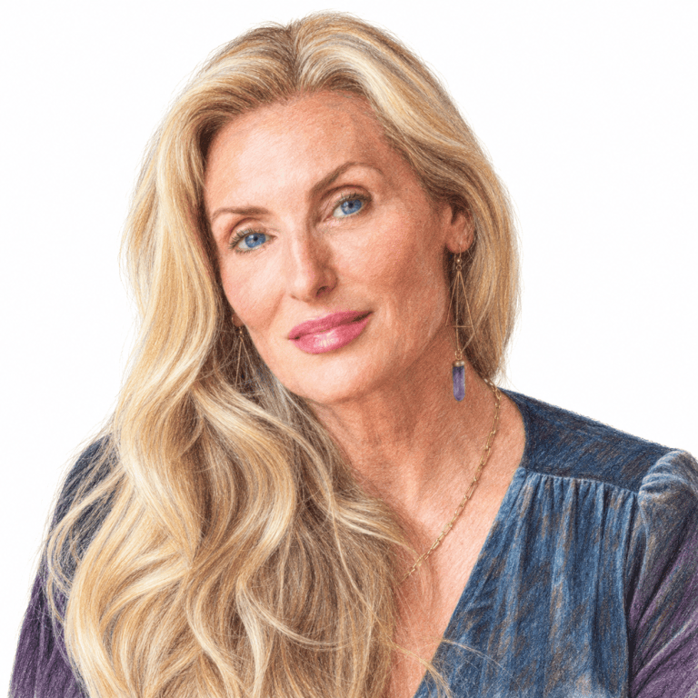Colored pencil portrait of Elizabeth Hudson