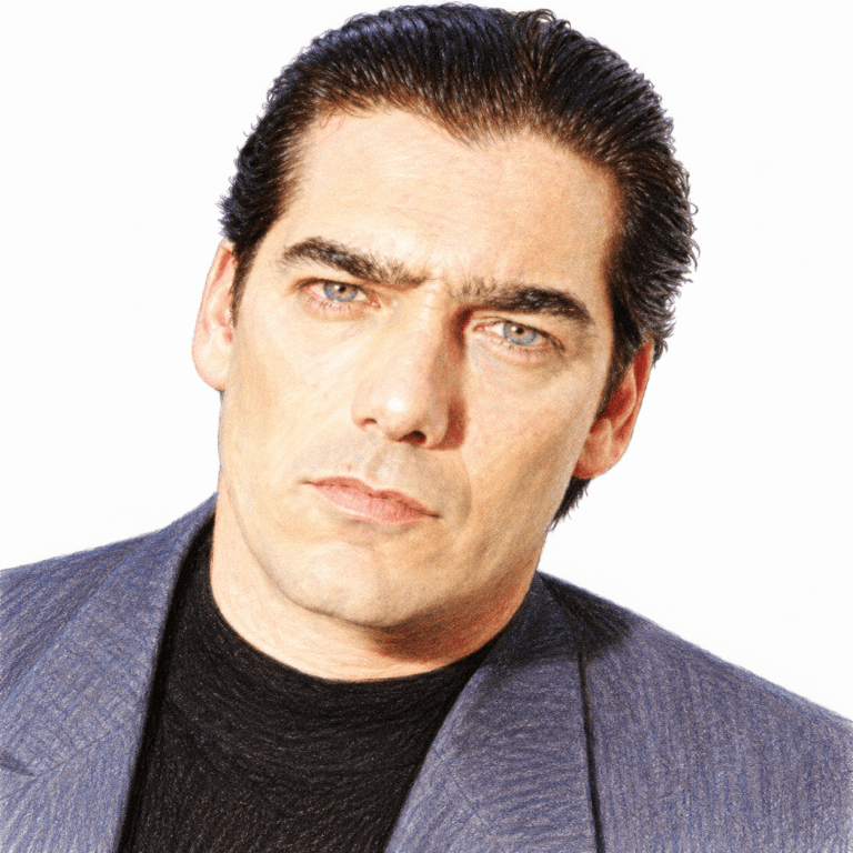 Colored pencil portrait of Ken Wahl