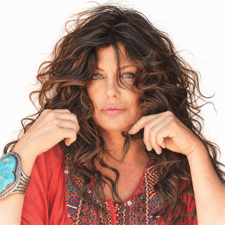 Colored pencil portrait of Kelly LeBrock