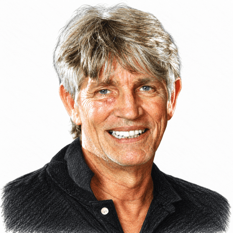 Colored pencil portrait of Eric Roberts